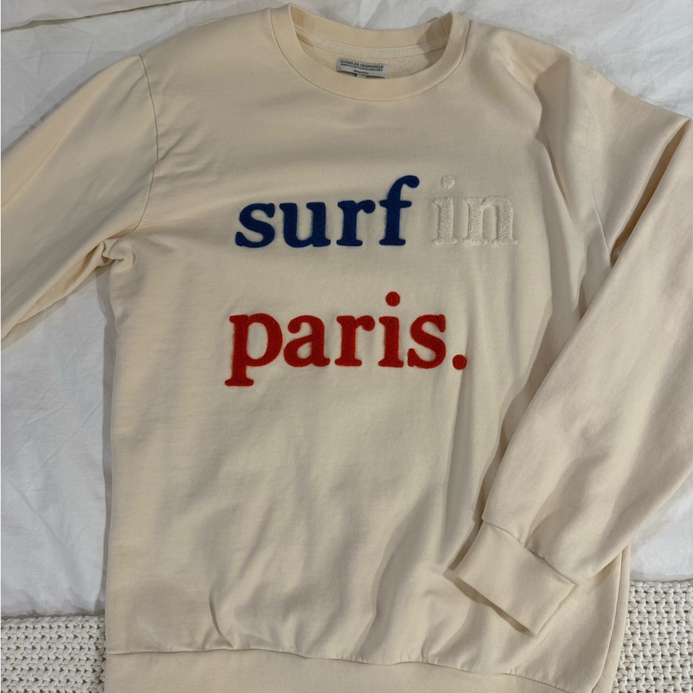 Stylish Cream Crewneck Sweater
